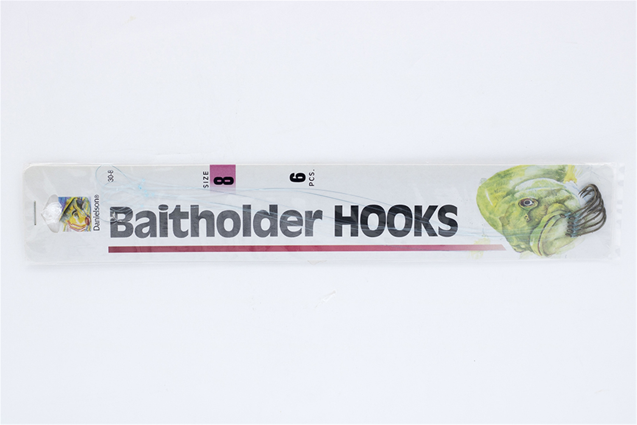 Danielson 30-8 Snelled Baitholder Hooks