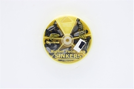 Danielson TRC25 Rubbercore Twist Lock Sinkers 25pcs