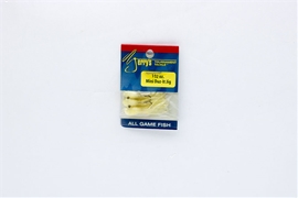  Jerrys Mini Duz It Jig 1/32 oz Trans White 3pcs