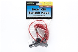 Kwik Tek Boat Stop Switch Keys with Lanyard BKS6