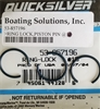 53-857196 Ring Lock Piston Wrist Pin Mercury OEM