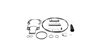 865436A03 Cable Kit Shift Mercury OEM