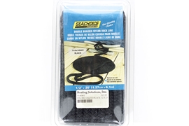 Seachoice 50-40401 Double Braid Dock Line Black 1/2" x 20' 