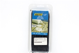 Seachoice 50-40861 Fender Line Black Brd 1/4X6Ft