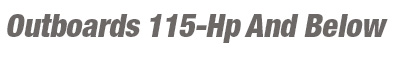 Hydraulic Steering Systems For Up To 115HP Outboards