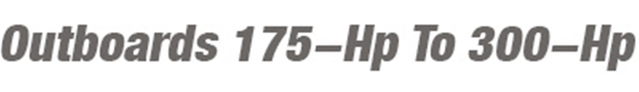 Hydraulic Steering For Outboards Rated At 150HP Up To 300-Hp
