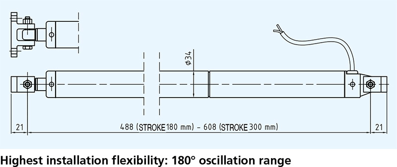 Ulysses 1812 40924 Q Series Electrical Linear Actuator Specifications