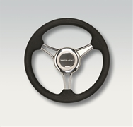 V21B Firm Grip Black Poly Steering Wheel 13.8"