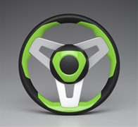 Loredan Gs 20837 Y Green Poly Grip Silvr Alum 13.8