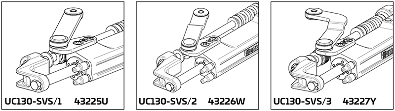 UC130 SVS Hydraulic Cylinder Applicarions 1, 2 and 3
