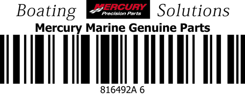 816492A 6 Alarm Kit Mercury OEM