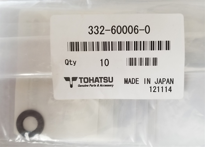 332600060M Oil Plug Gasket Nissan Tohatsu Outboards