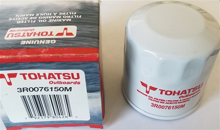 3R0076150M Oil Filter 9.9-30 Nissan Tohatsu Outboards