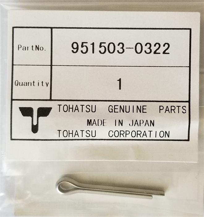 9515030322M Split Pin Nissan Tohatsu Outboards