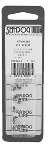 SeaDog 299999-1 Hex Drive Set Screw 1/4-28 Cone 10 Set