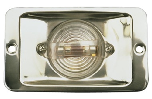SeaDog 400136 Rectangular SS Transom Light 