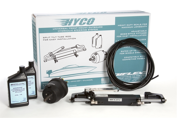 Hytech 1.1 Front Mount Outboard Hydraulic Steering Package