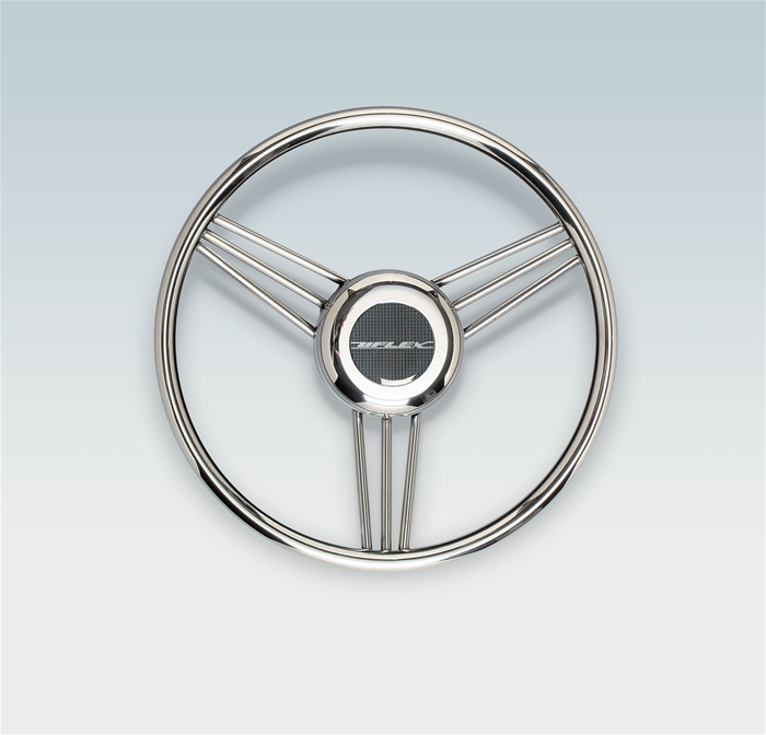 V27 Stainless Steel Grip Steering Wheel 13.8&quot;