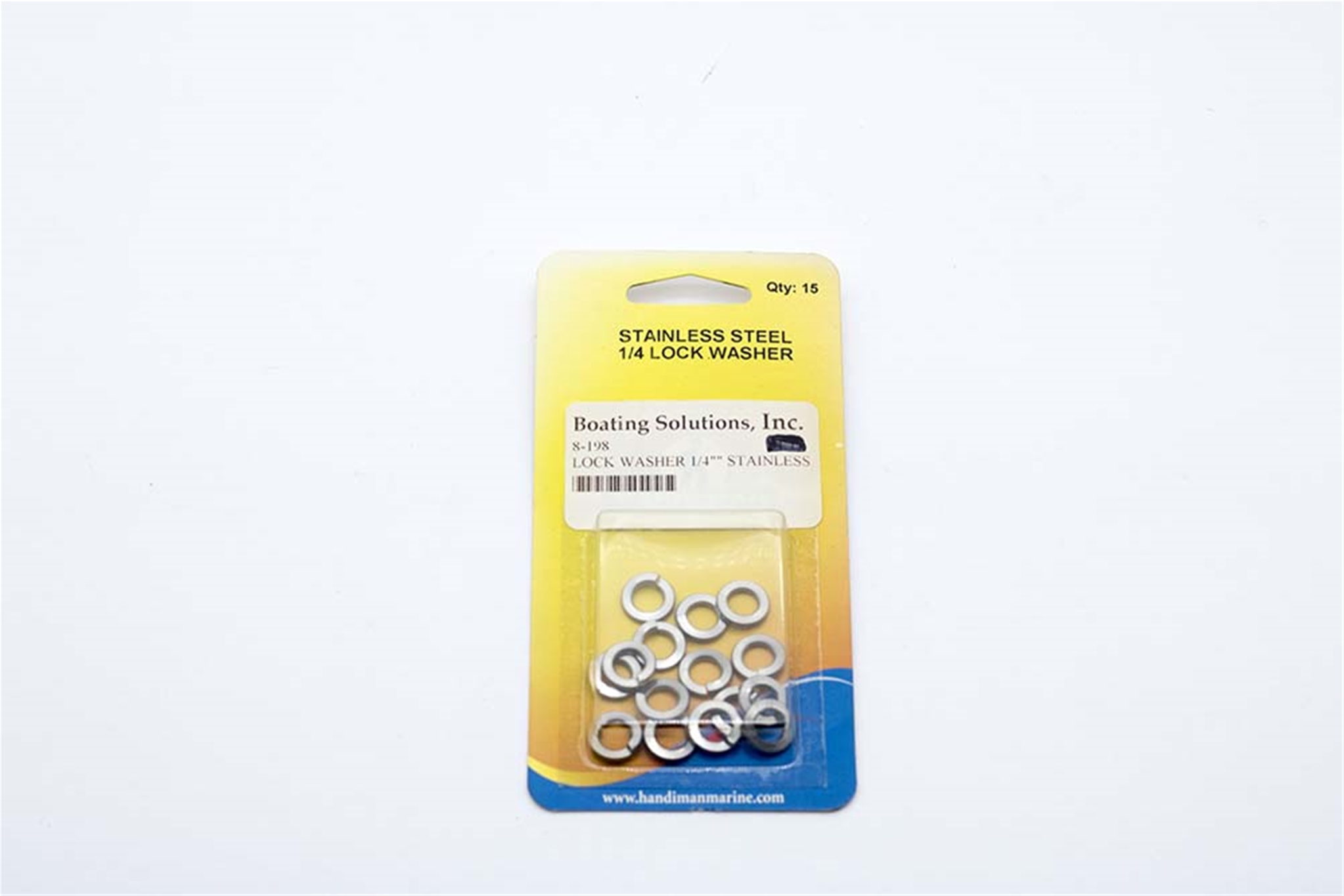 198 Handi Man Lock Washer 1/4" Stainless Steel