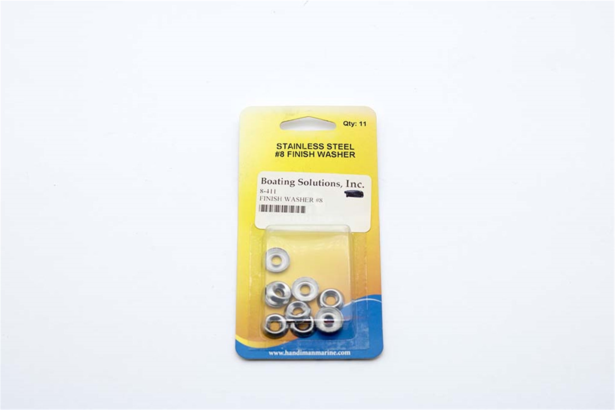 411 Handi Man #8 Finish Washer Stainless Steel