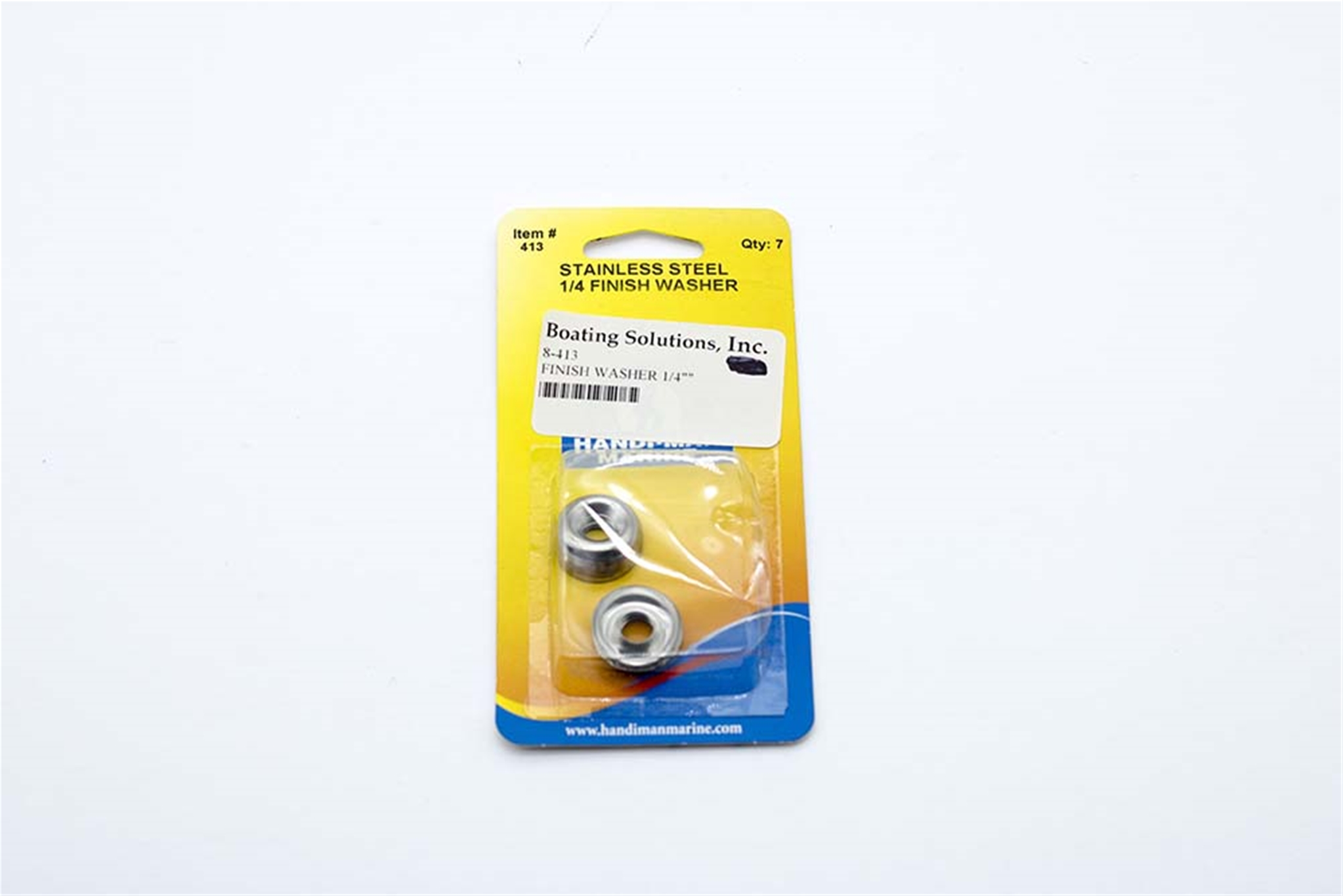 413 Handi Man Finish Washer 1/4" Stainless Steel