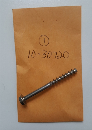 10-30720 Mercury Screw, Water Pump 1/4-20 Hex Head