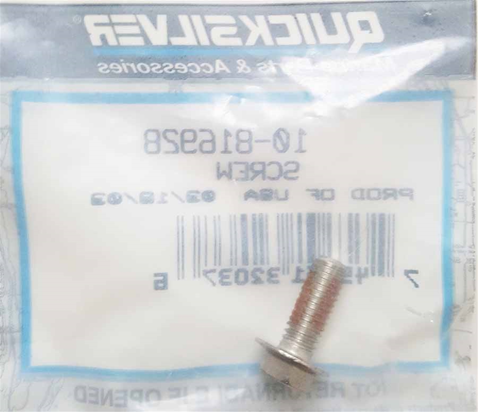 10-816928 Mercury Water Pump Hsg Screw