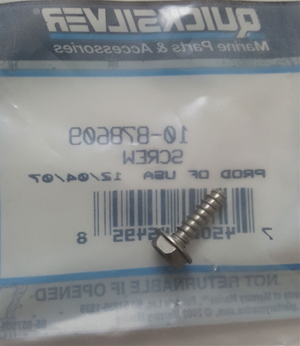 10-878609 Mercury Transom Bracket Screw