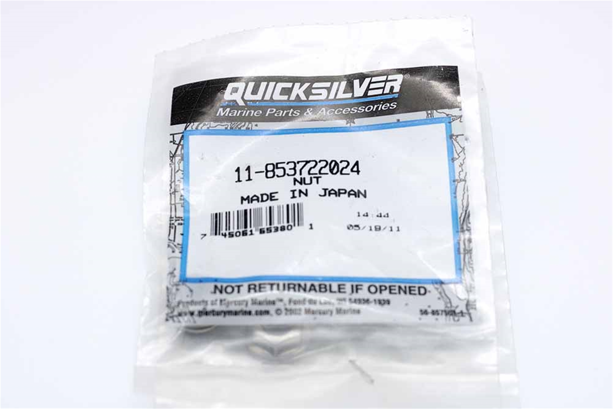 11-853722024 Mercury Swivel Bracket Nut