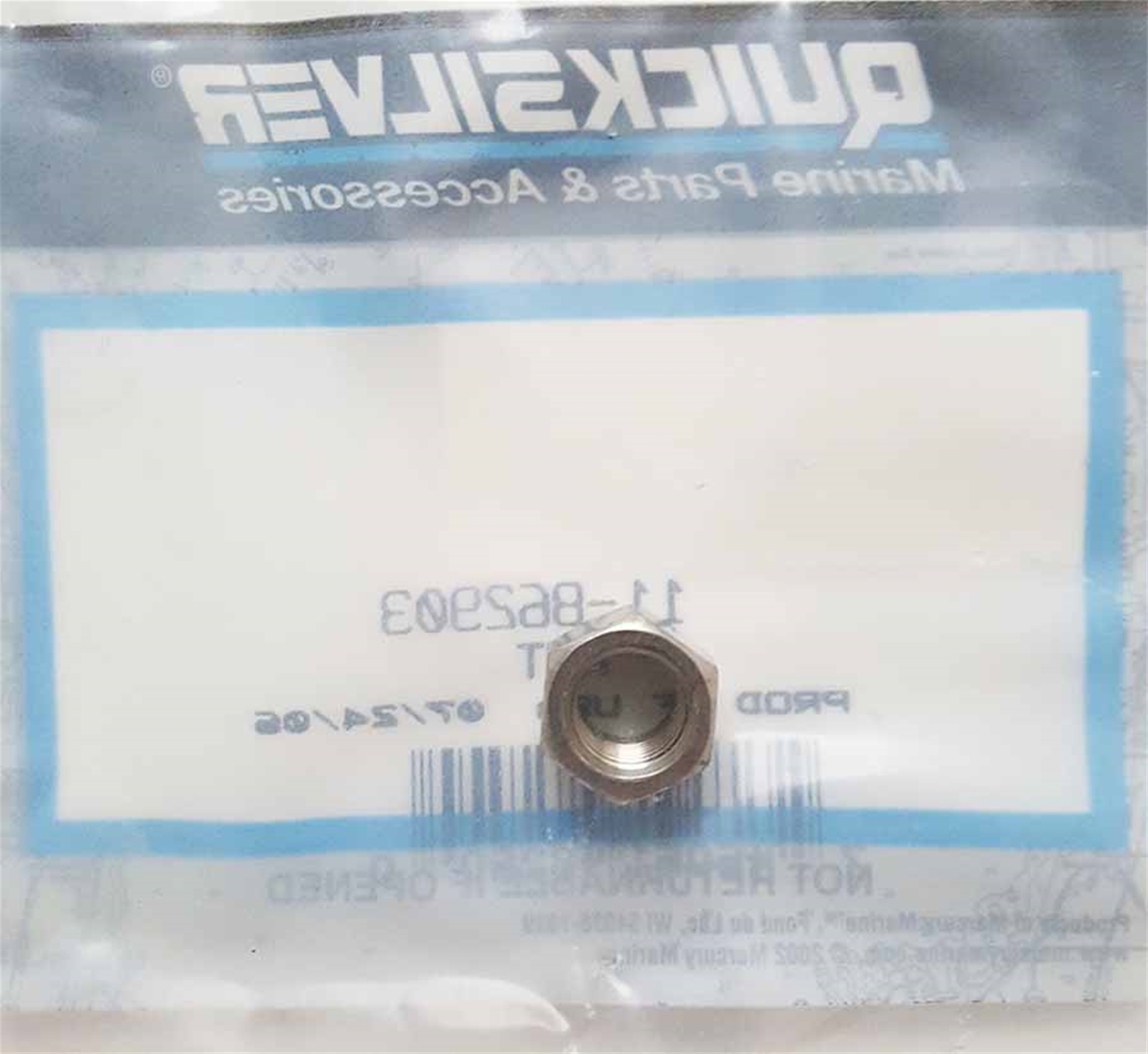11-862903 Mercury Gimbal Ring U-Bolt Nut