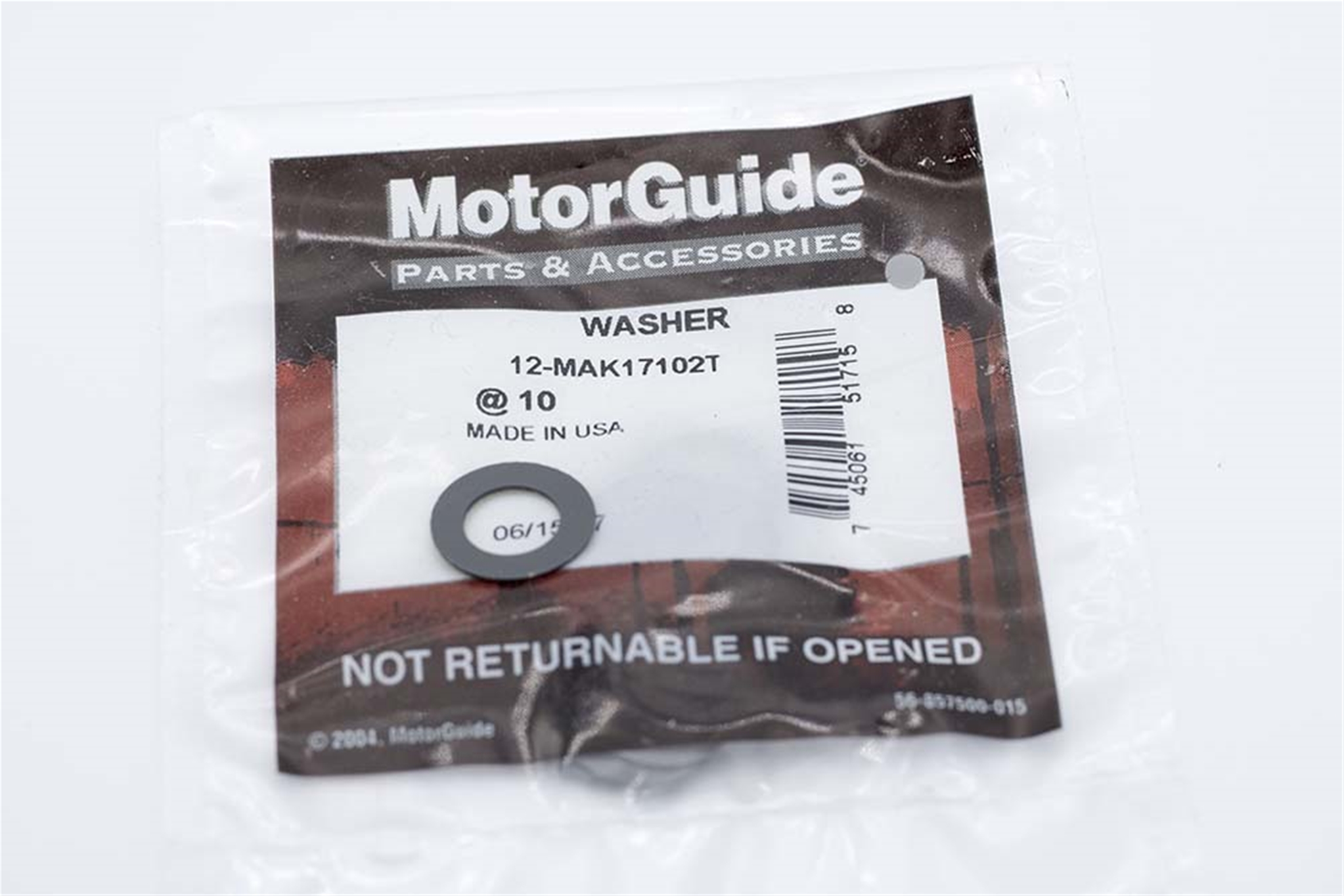 Mercury Marine 12-MAK17102T Washer 