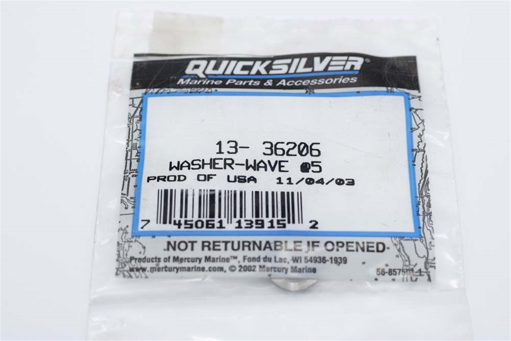 13-36206 Washer Wave