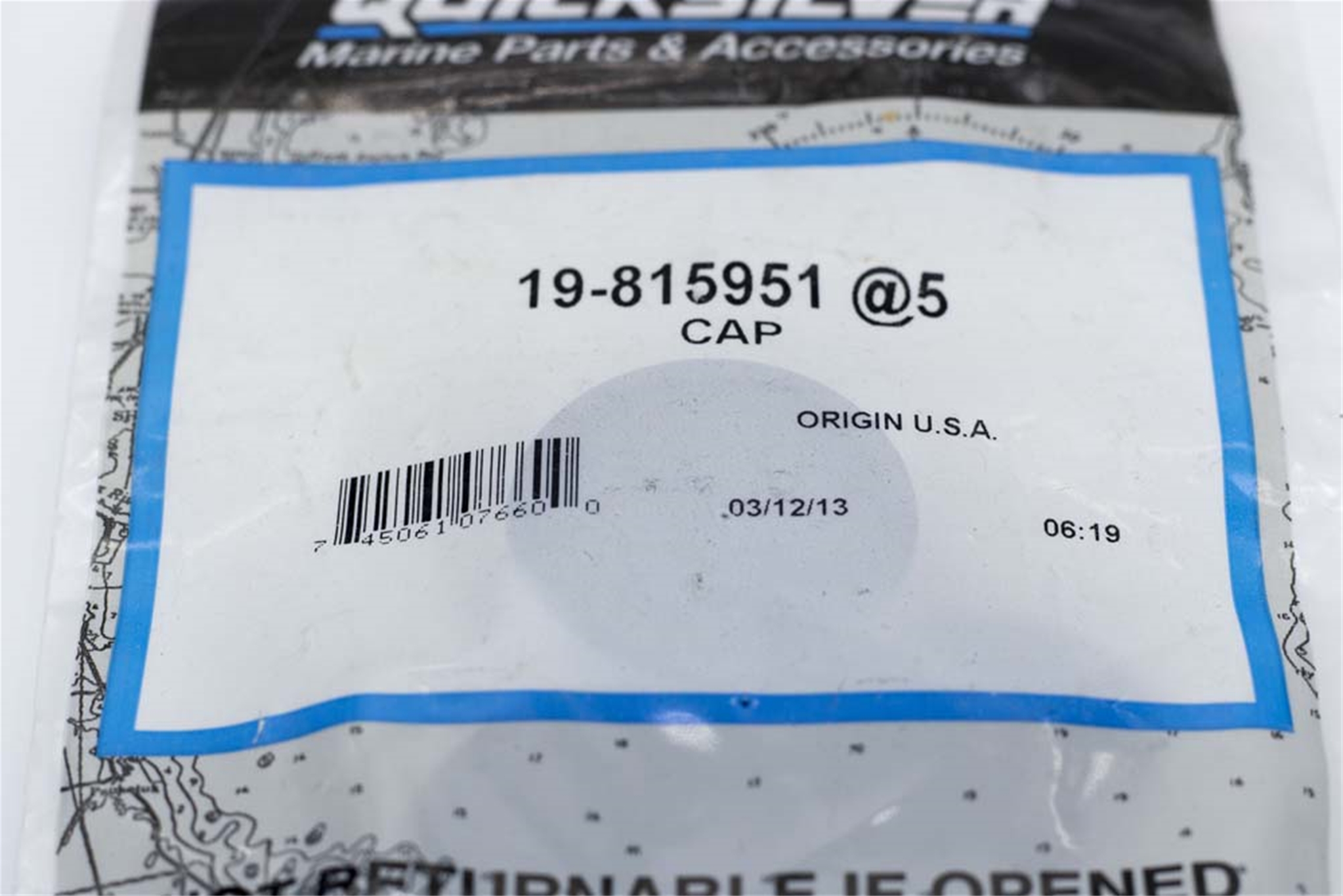 19-815951 Cap Gen 2 Trim Cyl