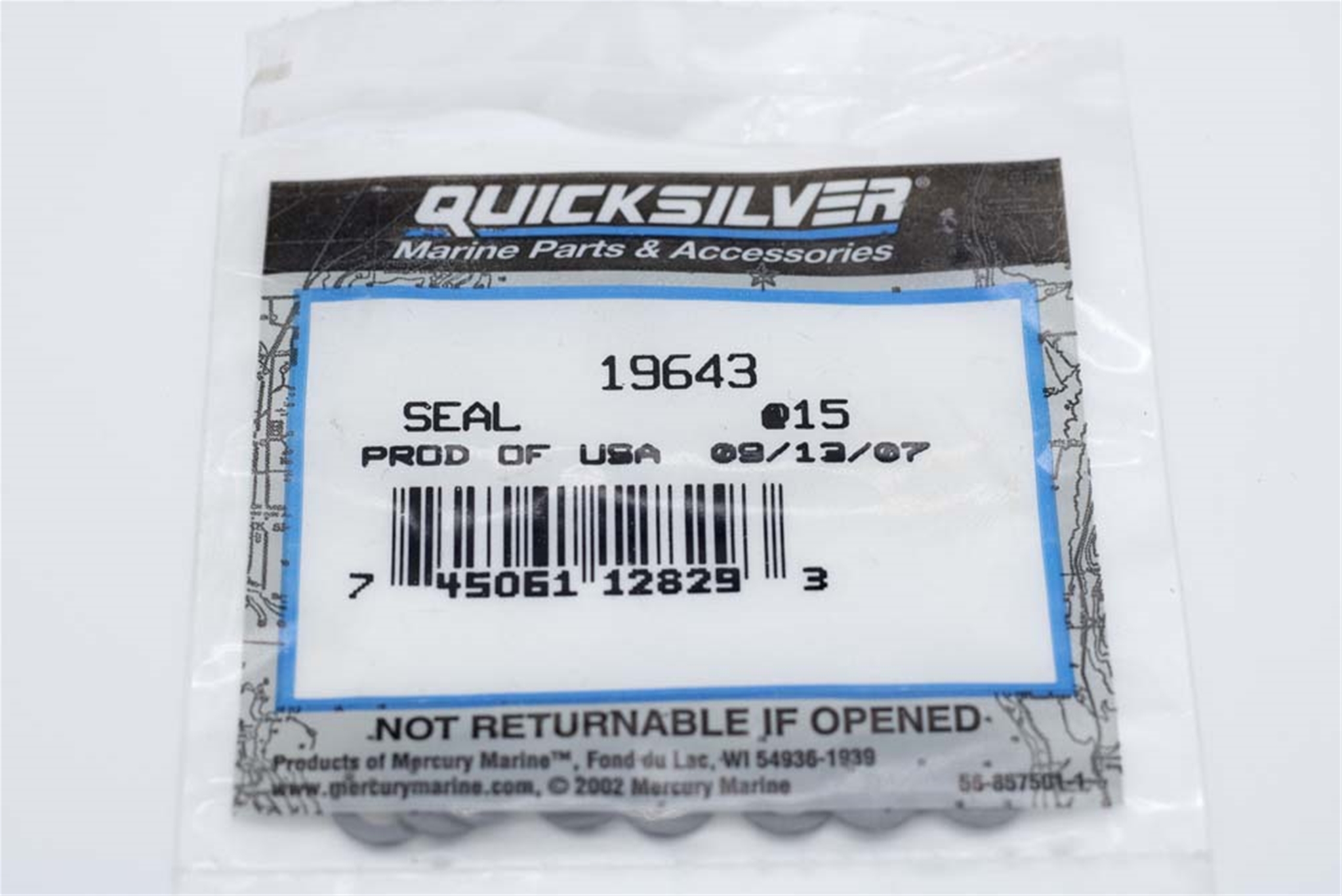 19643 Sealgear Oil Screw