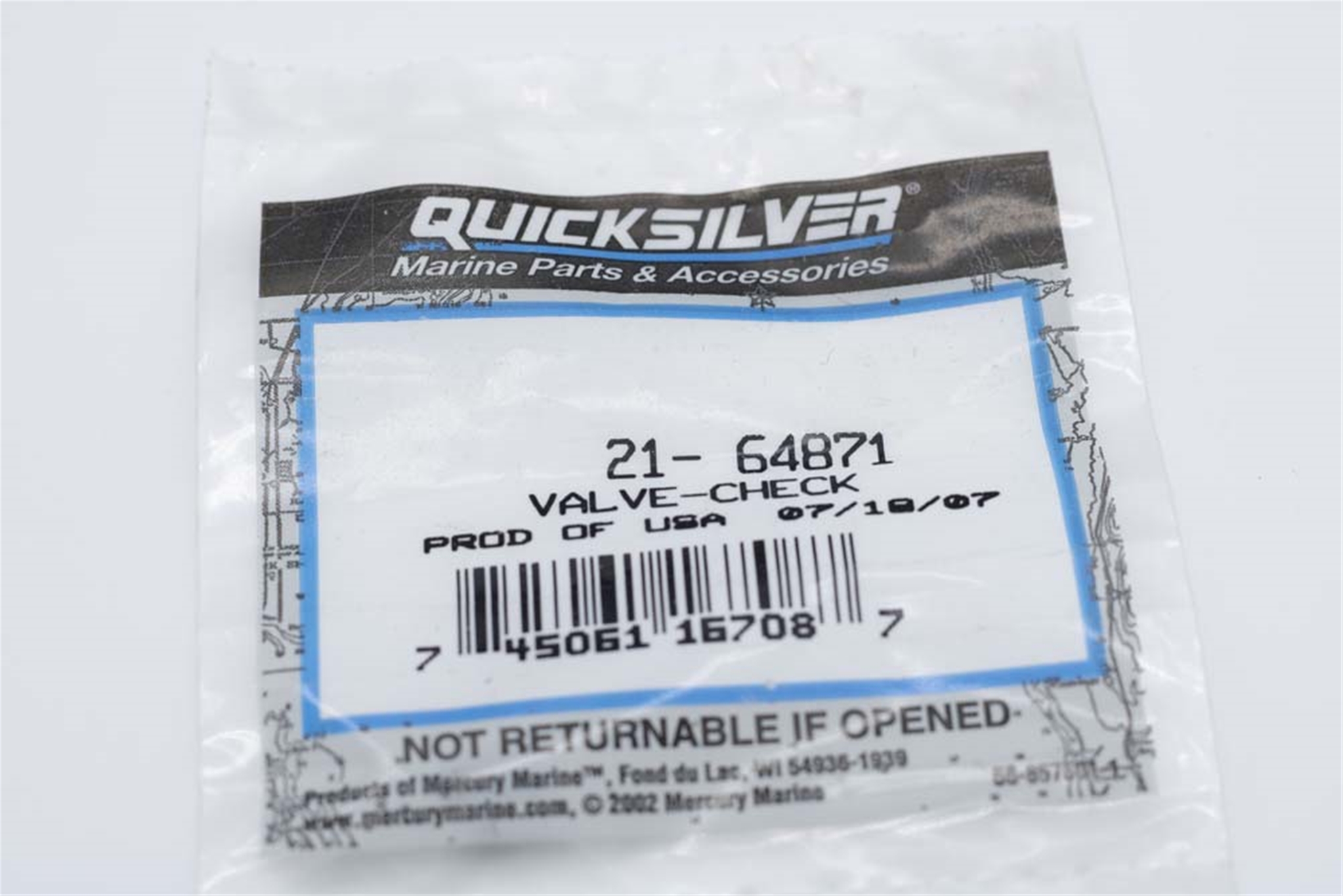 21-64871 Valve Check