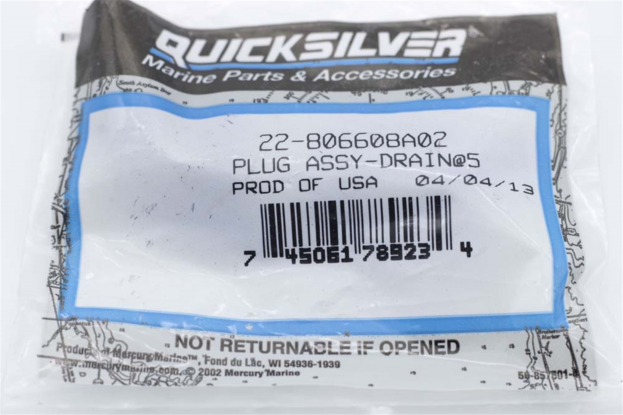 22-806608A02 Plug Kit