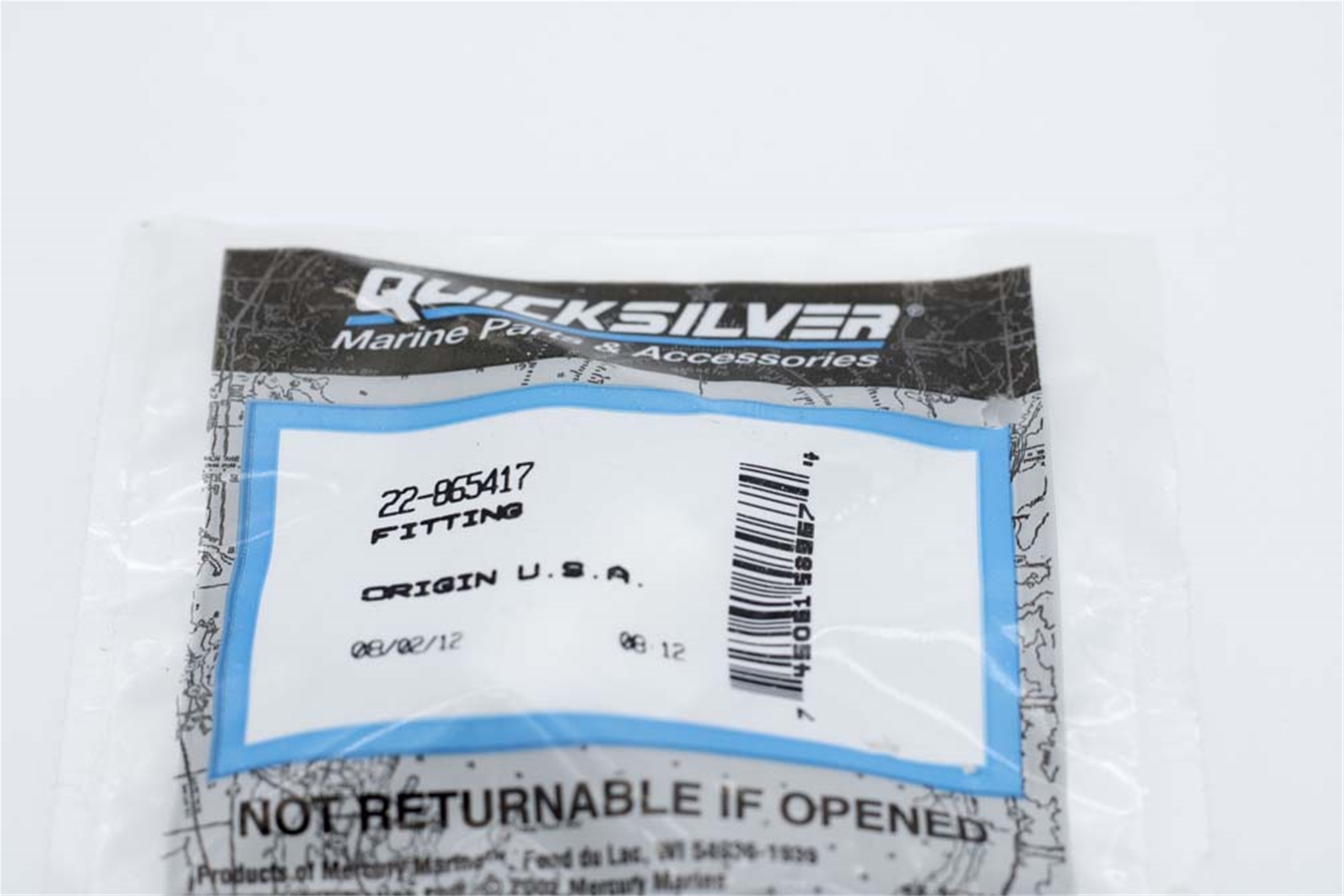 22-865417 Fitting Qc