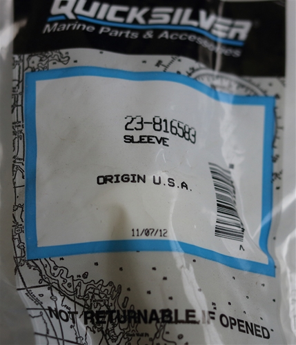 23-816583 Sleeve Alpha Gen II WP Mercury OEM