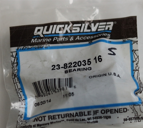 23-822035 16 Bearing Swivel Bracket Mercury OEM