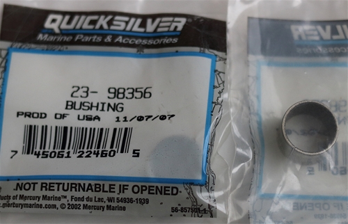 23-98356 Bushing Transom Assembly Mercury OEM