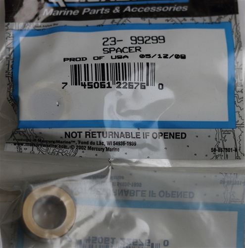 23-99299 Spacer Rear Engine Mount Mercury OEM
