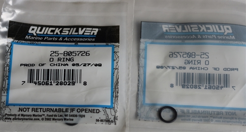 25-805726 O Ring Fill Drain Screw Mercury OEM