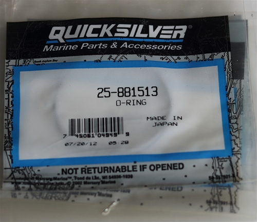25-881513 O Ring Manifold Mercury OEM
