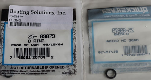 25-89879 O Ring Hose Kit Verado PS Pump Mercury OEM
