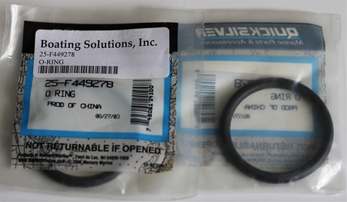 25-F449278 O-Ring Ram Piston Seal Mercury OEM