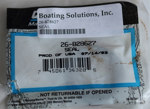 26-828627 Seal Crankshaft Upper Mercury OEM