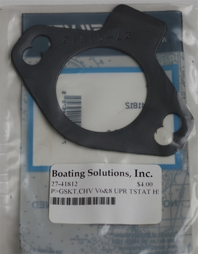27-41812 Gaskt GM V6 8 Upr Tstat Hsg Mercury OEM