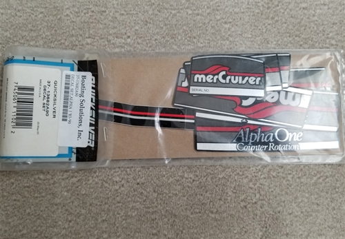 Mercury OEM 37-13682A90 Decal Set Alpha 1 83-90