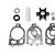 47-89984T 5 Waterpump Repair Kit Mercury OEM