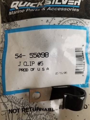 54-55098 J Clip Mercruiser Mercury Outboards OEM 
